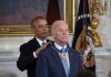 President Obama awarding the Presidential Medal of Freedom to Vice President Biden