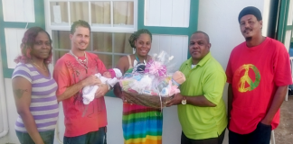 Commissioner Wilson presented a gift basket to Julissa Hassell