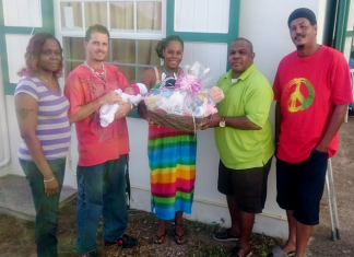 Commissioner Wilson presented a gift basket to Julissa Hassell