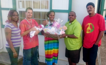 Commissioner Wilson presented a gift basket to Julissa Hassell