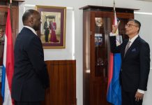 Governor Holiday swears in last new Member of Parliament