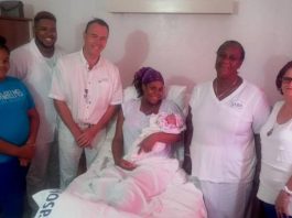 First baby born in Saba for 2017
