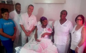 First baby born in Saba for 2017