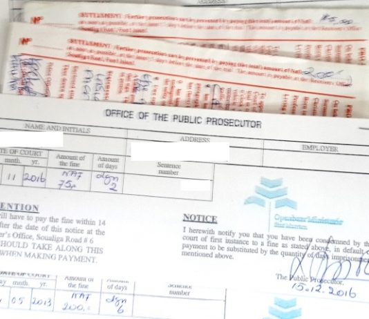 Police release amount collected in outstanding fines