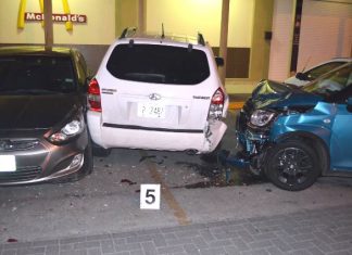 Six-car traffic accident results in minor injuries