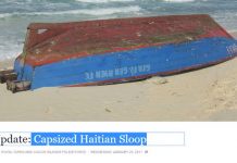 Capsized Haitian Sloop 12 bodies were recovered