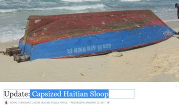 Capsized Haitian Sloop 12 bodies were recovered