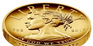 Lady Liberty shown as black woman on U.S. coin for first time