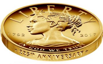 Lady Liberty shown as black woman on U.S. coin for first time