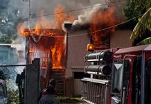 House burns down in Cul-de-Sac