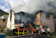 Fuego reduce a cenizas una casa en Cul-de-Sac