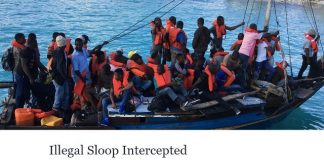 Illegal Sloop with 84 souls on board intercepted in Turks and Caicos