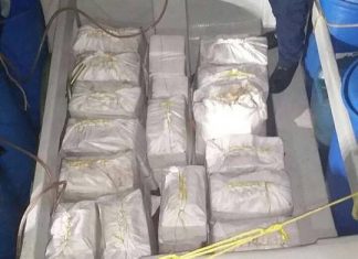 Coast Guard assist drug interception in Colombia.