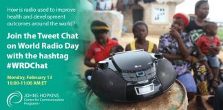 Invitation to join a Tweet Chat on World Radio Day
