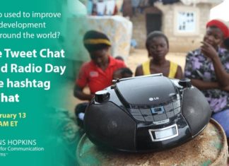Invitation to join a Tweet Chat on World Radio Day