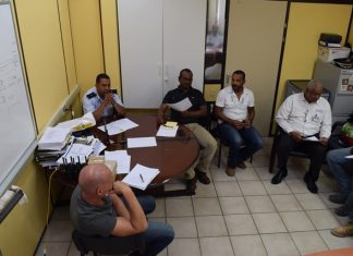 Police take action against heavy equipment