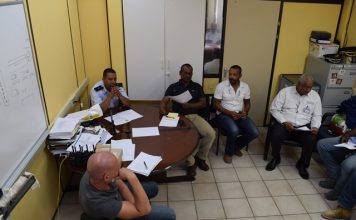 Police take action against heavy equipment