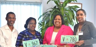 NV GEBE donates license plates
