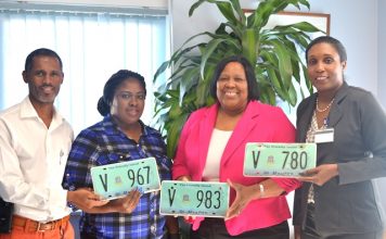 NV GEBE donates license plates