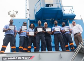 Port St. Maarten Crane Operator Romeo Gumbs Visits Brazil Port Fortaleza on Working Visit