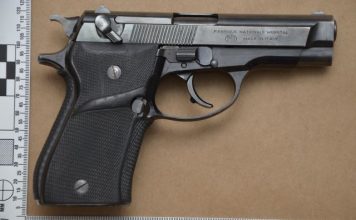 Suspect arrested and firearm confiscated.