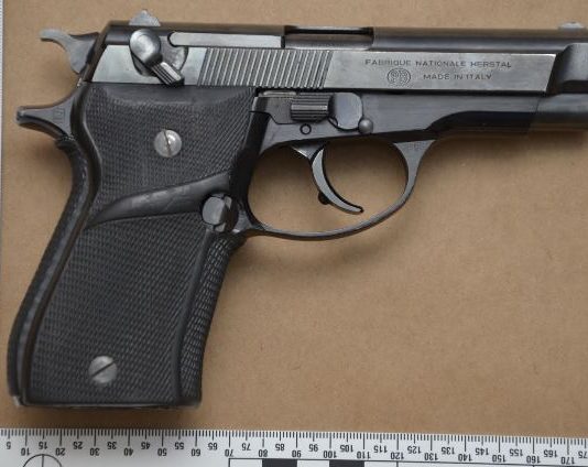 Suspect arrested and firearm confiscated.