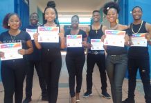 Mr. and Ms. PSVE pageant participants present themselves