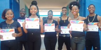 Mr. and Ms. PSVE pageant participants present themselves