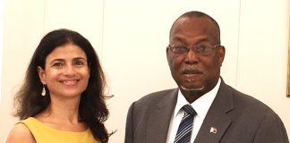 Boasman visited by newly Justice Saleh