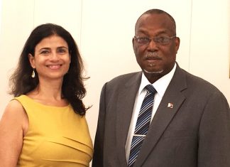 Boasman visited by newly Justice Saleh