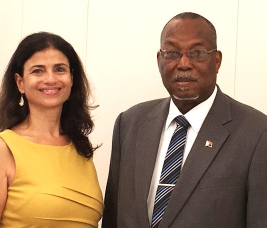 Boasman visited by newly Justice Saleh