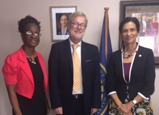 UNICEF Consultant meets with Wescot-Williams