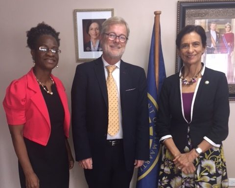 UNICEF Consultant meets with Wescot-Williams