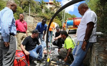 TelEm Group technicians training on use of newly purchased fiber-blowing tools