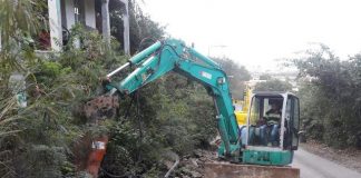 Road clean up