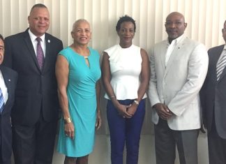 UP MP Connor pays courtesy visit to Aruban AVP MPs