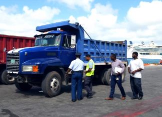 Police gives safety instructions to Port Safety and Security Personnel