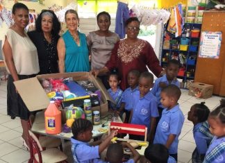 Island Gems donates art supplies to MAC Early Stimulation Centre