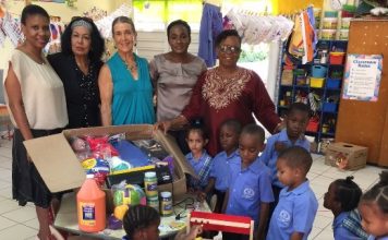 Island Gems donates art supplies to MAC Early Stimulation Centre