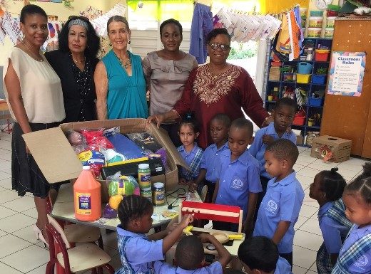Island Gems donates art supplies to MAC Early Stimulation Centre