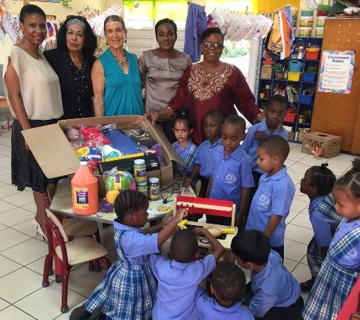 Island Gems donates art supplies to MAC Early Stimulation Centre