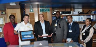 Costa Deliziosa makes Inaugural Call. Captain Palomba says Sint Maarten is a port of class and elegance