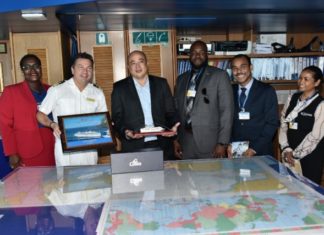 Costa Deliziosa makes Inaugural Call. Captain Palomba says Sint Maarten is a port of class and elegance