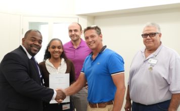 Solar paneled bus shelters for St. Maarten