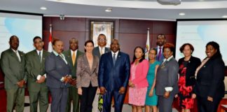 Civil servants of the secretariat of Parliament take oath or pledge of office