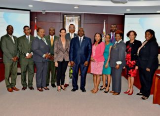 Civil servants of the secretariat of Parliament take oath or pledge of office