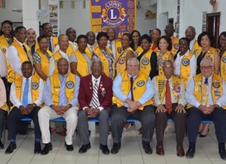 St. Maarten Lions receive high marks from District Governor