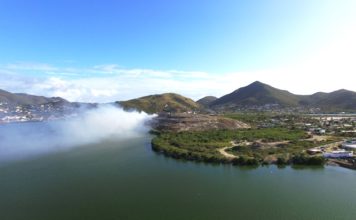 Se incendia de nuevo el vertedero de Pond Island