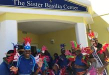 Miss Mature donates costumes to Sr. Basilia Center