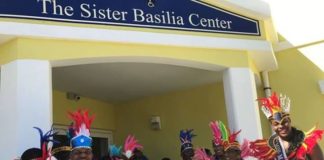 Miss Mature donates costumes to Sr. Basilia Center